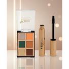 Kit Paleta de Sombra 6 cores + Máscara de cílios Peel Of Bello Charme Oficial