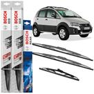 Kit Palheta Bosch Dianteira E Traseira Para Idea 2005 A 2010