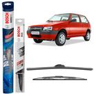 Kit Palheta Bosch Dianteira e Traseira Uno 1984 Até 2013