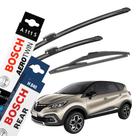 Kit Palheta Bosch Dianteira & Traseira Captur 2017/2023 Original