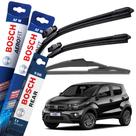 Kit Palheta Bosch Dianteira & Traseira Mobi 2021/2026 Aerofit Multiclip