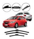 Kit Palheta Cinoy Onix 2013 a 2017 cod 2414D + Palheta traseira c/ braço Kit Palheta Cinoy Onix 2013 a 2017 cod 2414D + Palheta traseira c/ braço