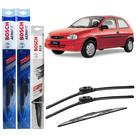 Kit Palheta Dianteira E Traseira Bosch Corsa 1994 A 2005 Kit Palheta Dianteira E Traseira Bosch Corsa 1994 A 2005