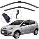 Kit Palheta Dianteira Palio Novo 2012 a 2018 Limpador de Parabrisa de Silicone