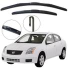 Kit Palheta Dianteira Sentra 2007 a 2013 Limpador de Parabrisa de Silicone