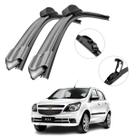 Kit Palheta Limpador de Parabrisa Agile 2010 2011 Dianteiro Chevrolet GM