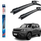Kit Palheta Limpador Para Brisa Original Bosch Renegade 2015 A 2021