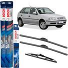 Kit Palhetas Bosch Dianteira Aerofit Traseira Rear P/ Gol G3