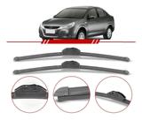 Kit Palhetas De Silicone Limpador Para-brisa 22" 16" Jac J3 Turin