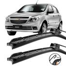 Kit Palhetas De Silicone P/ Limpador Chuva Para-brisa 21" 18" Agile Até 2011