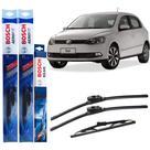 Kit Palhetas Dianteira Traseira Bosch Gol G6 2013 Em Diante