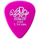 Kit Palhetas Dunlop Delrin 500 1.14mm Rosa C/12 unidades