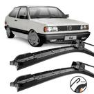 Kit Palhetas Limpador Para-brisa 16" 16" Gol Quadrado De 80 Ate 96