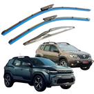 Kit Palhetas Limpador Parabrisa Silicone Duster 2020 À 2025