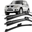 Kit Palhetas Silicone Limpador Parabrisa 19" 19" 14E" Pajero Tr4 10 À 15