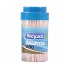 Kit Paliteiro BOMPACK com 01 frasco de 250 palitos