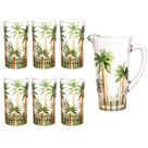 kit Palm Tree Wolff (1 Jarra e 6 Copos) Verde