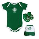 Kit Palmeiras Bebê Body, Pantufa e Boné Torcida Baby Kit Palmeiras Bebê Body, Pantufa e Boné Torcida Baby