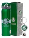 Kit Palmeiras Garrafa Inox Termica + Cortador Unha Oficial Kit Palmeiras Garrafa Inox Termica + Cortador Unha Oficial