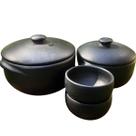 Kit Panela de Barro Capixaba 5L 3L 2 Cumbucas Curadas Moqueca Artesanal Fogão Lenha Cozinha Rustica Kit Panela de Barro Capixaba 5L 3L 2 Cumbucas Curadas Moqueca Artesanal Fogão Lenha Cozinha Rustica