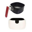 Kit Panela e Cesta Vermelha P/ Airfryer Philips Walita Ri9217 Original