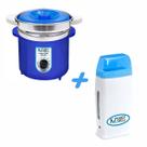 Kit Panela Termocera Megabell 400g Com REFIL + Aparelho Aquecedor de CeraRoll On