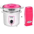 Kit Panela Termocera Megabell 900g Com REFIL + Aparelho Aquecedor de CeraRoll on
