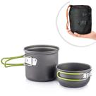 Kit panelas camping aluminio kit cozinha acampamento panela