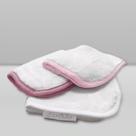 Kit Paninho de Boca/Babitas Rosa - Laço Bebê Kit Paninho de Boca/Babitas Rosa - Laço Bebê