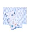 Kit Paninho De Boca Bebê 34cm X 32cm Estampado e Bordado 100% Algodão Kit Paninho De Boca Bebê 34cm X 32cm Estampado e Bordado 100% Algodão