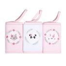 Kit Paninho De Boca Com Prendedor De Chupeta Animais Rosa