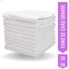 Kit Pano De Chão Branco Para Limpeza Saco Alvejado Duplo Grande Ensacado 100% Algodão 45x70cm Kit Pano De Chão Branco Para Limpeza Saco Alvejado Duplo Grande Ensacado 100% Algodão 45x70cm