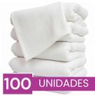 Kit Pano De Chão Grande Branco Xadrez 100un Tamanho 75x45 Saco Duplo Para Piso Banheiro Cozinha Limpeza Geral