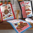 Kit Pano de Copa Dohler Prata Pizzaiolo - 100% Algodão 45x65cm