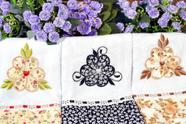 Kit Pano de Pratos com 3 peças - Flower