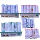 Kit Pano Paninho de Boca Bebe 6 Unidades Babete Fralda Fino 30cm 30cm 100% Algodão Papi