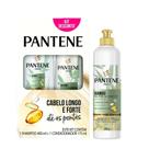 Kit Pantene Bambu Shampoo 400ml + Condicionador 175ml + Creme Para Pentear 240g