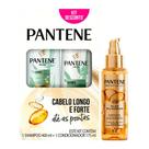 Kit Pantene Bambu Shampoo 400ml + Condicionador 175ml + Óleo Milagroso Queratina 95ml