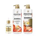 Kit Pantene Biotinamina B3 Shampoo Antiqueda 510ml + Condicionador 510ml + Tônico Capilar 52ml