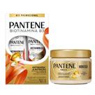 Kit Pantene Biotinamina Shampoo 300ml + Condicionador 150ml + Máscara Capilar Hidratação 270ml