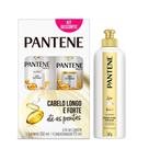 Kit Pantene Liso Extremo Shampoo 350ml + Condicionador 175ml + Creme Para Pentear 240g
