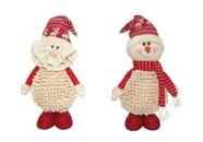 Kit papai noel e boneco de neve 35cm Kit papai noel e boneco de neve 35cm