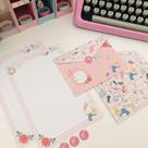 Kit Papeis de Carta com Envelopes La Palomita Alice