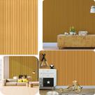 Kit Papel de Parede Adesivo Ripado de Madeira Claro Marrom 10m x 90cm Autocolante Fácil Aplicação Decoração para Sala