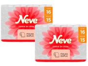 Kit Papel Higiênico Folha Dupla Neve Toque de Seda Kit Papel Higiênico Folha Dupla Neve Toque de Seda