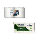 Kit Papel Higiênico Rolão 8 Rolos e Papel Toalha Interfolhas Slim 1000 Folhas Nobre