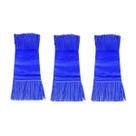 Kit Papel Seda para Balas com 2 Franjas Azul Kit 48 unidades