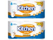 Kit Papel Toalha Folha Dupla Jumbo Kitchen