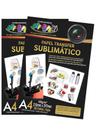 Kit Papel Transfer Sublimático A4 100g Off Paper 200 Folhas
