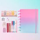Kit Papelaria Caderno Inteligente Tons Pasteis Fofo Kawaii Kit Papelaria Caderno Inteligente Tons Pasteis Fofo Kawaii